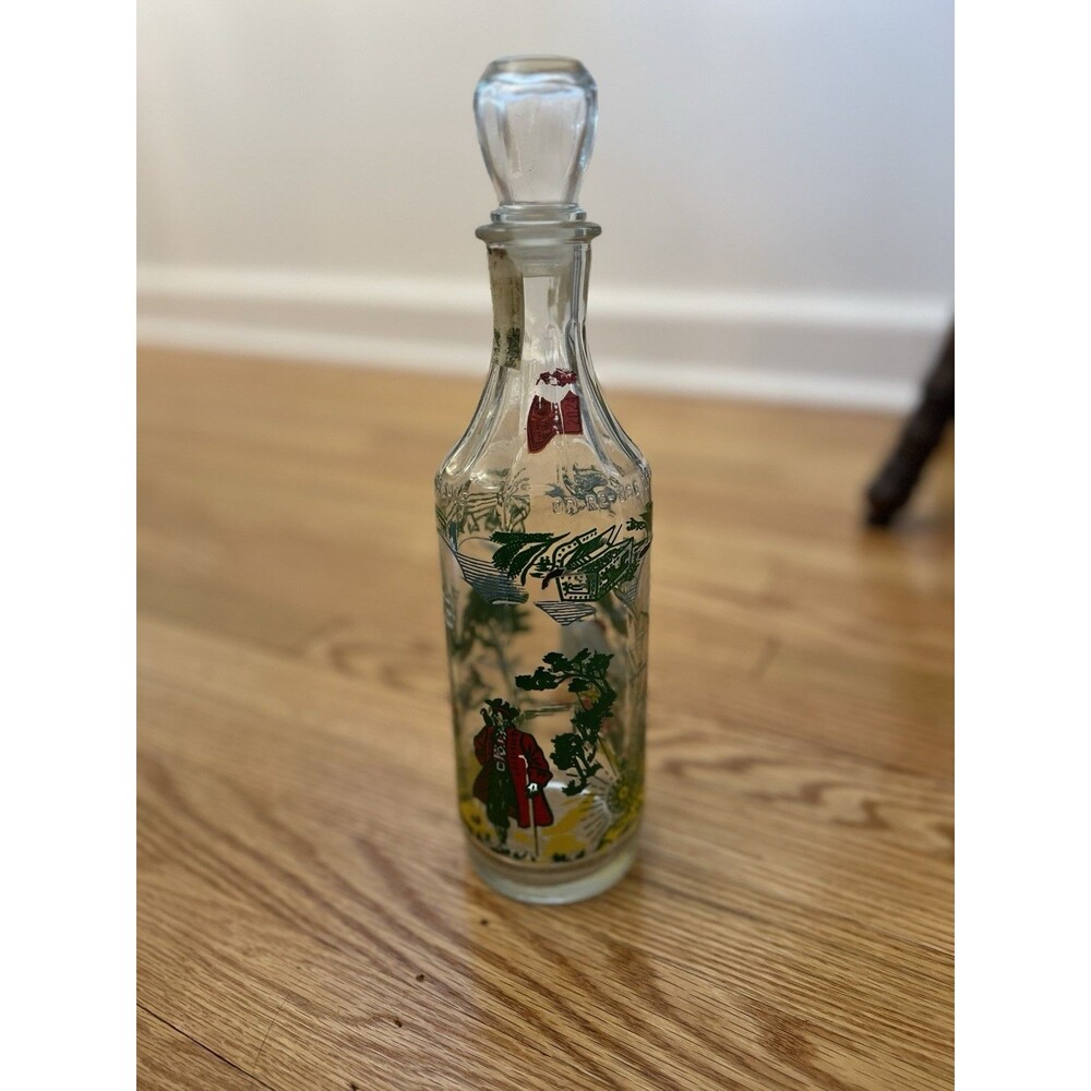 Kentucky Tavern Bottle Decanter Whiskey Owens Illinois Pirate Liquor Alcohol VTG